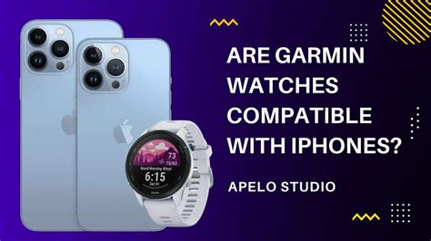 is garmin watches compatible with iphone|garmin smart watch iphone compatible.